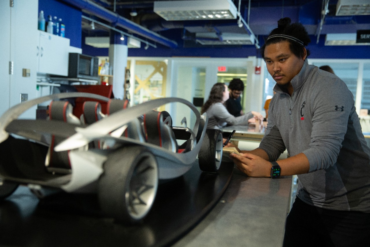 Behind the scenes of the filming of The College Tour tv show. Jasmine Shaban segment