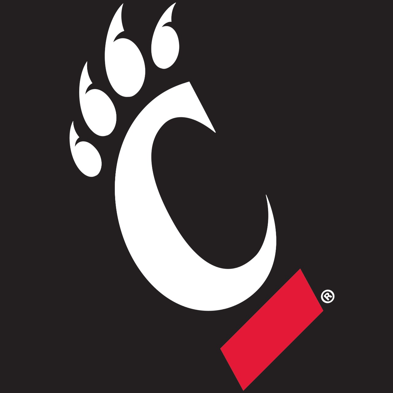 Black Mortar Board C Paw Pintable Cutout