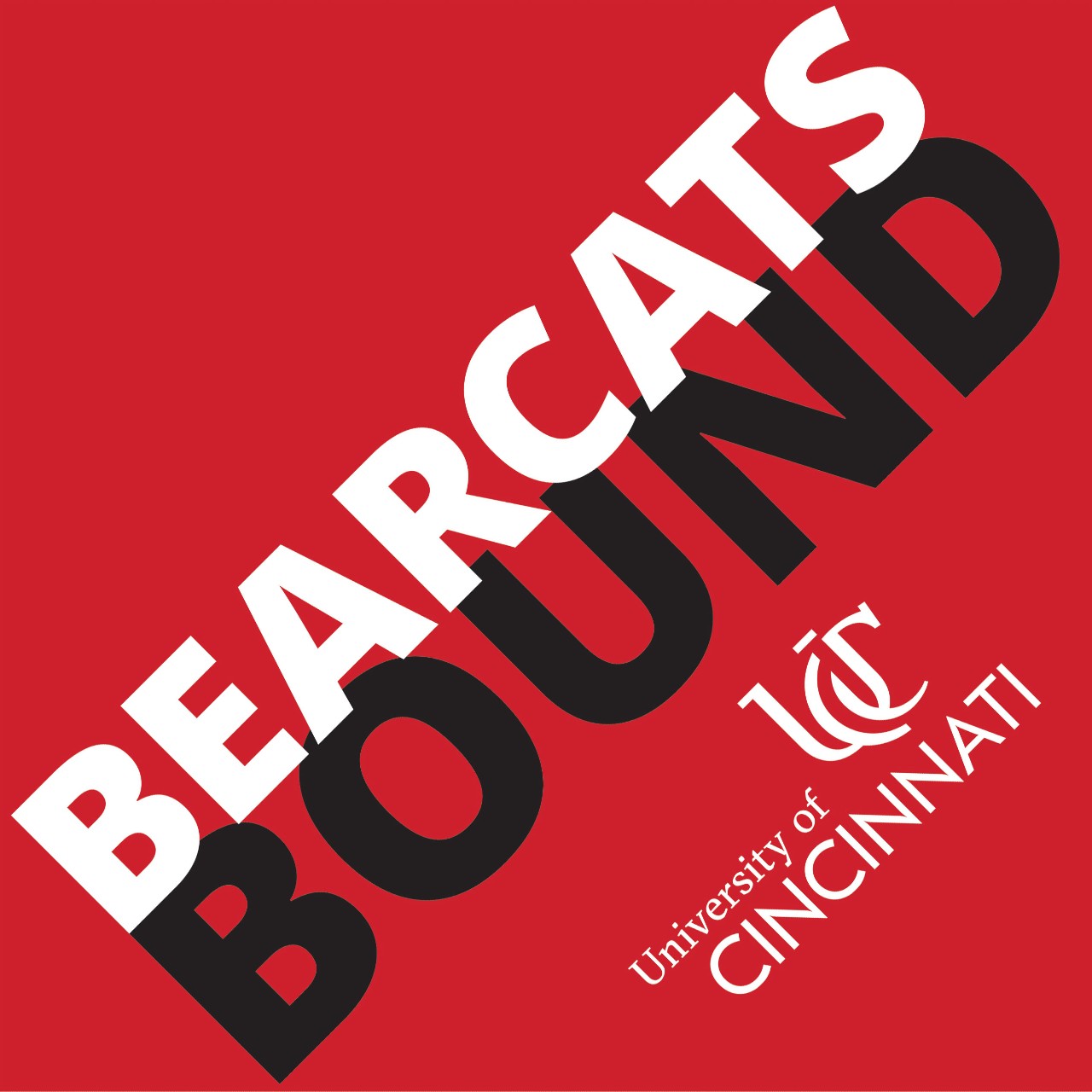 Red Mortar Board Bearcats Bound Pintable Cutout